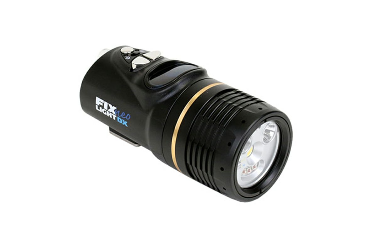 超美品 ダイビング 水中ライト FIX NEO 強い 800DX フロントシルバー