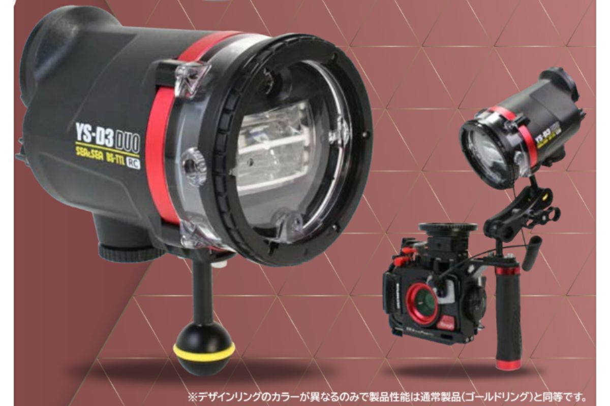 傷有り SEA&SEA YS-D2J 2個 水中ストロボ フラッシュ 発光確認済 瑞々しく 