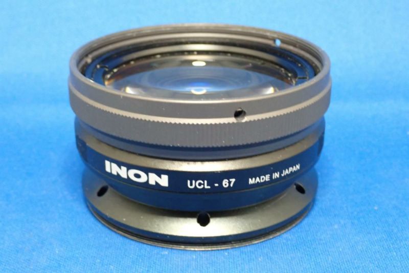 中古Aランク【イノン / INON】水中クローズアップレンズ UCL-67 M67 + レンズアダプターリング for UCL-67/90