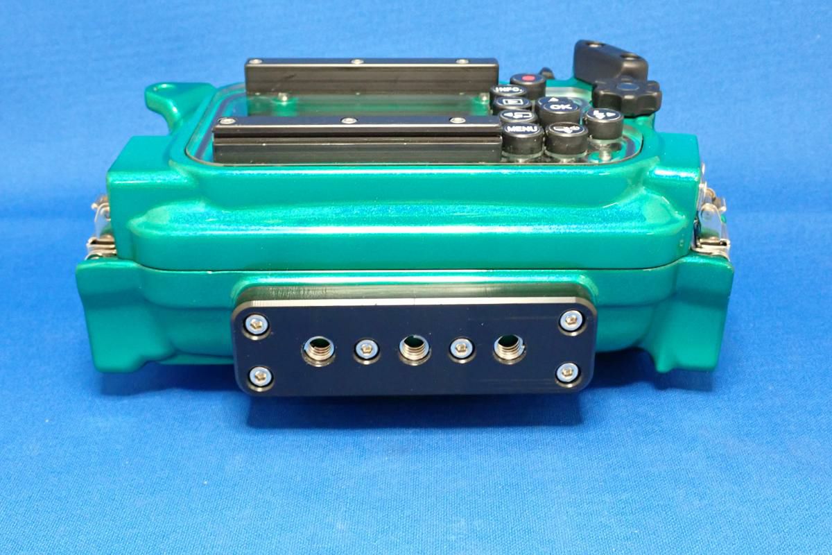 訳あり/中古Sランク【ウミウミ / UmiUmi 】水中ハウジング UU-TG6 Green for オリンパスTG-7 / TG-6-4