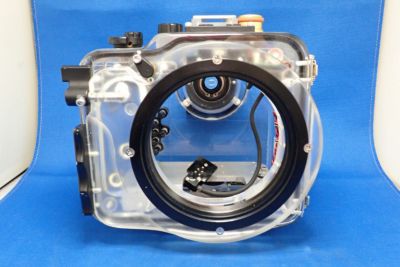 中古Aランク【 ジリオン / Zillion】アクリルオーダーハウジング for EOS R7 + INON製45度ビューファインダーユニット