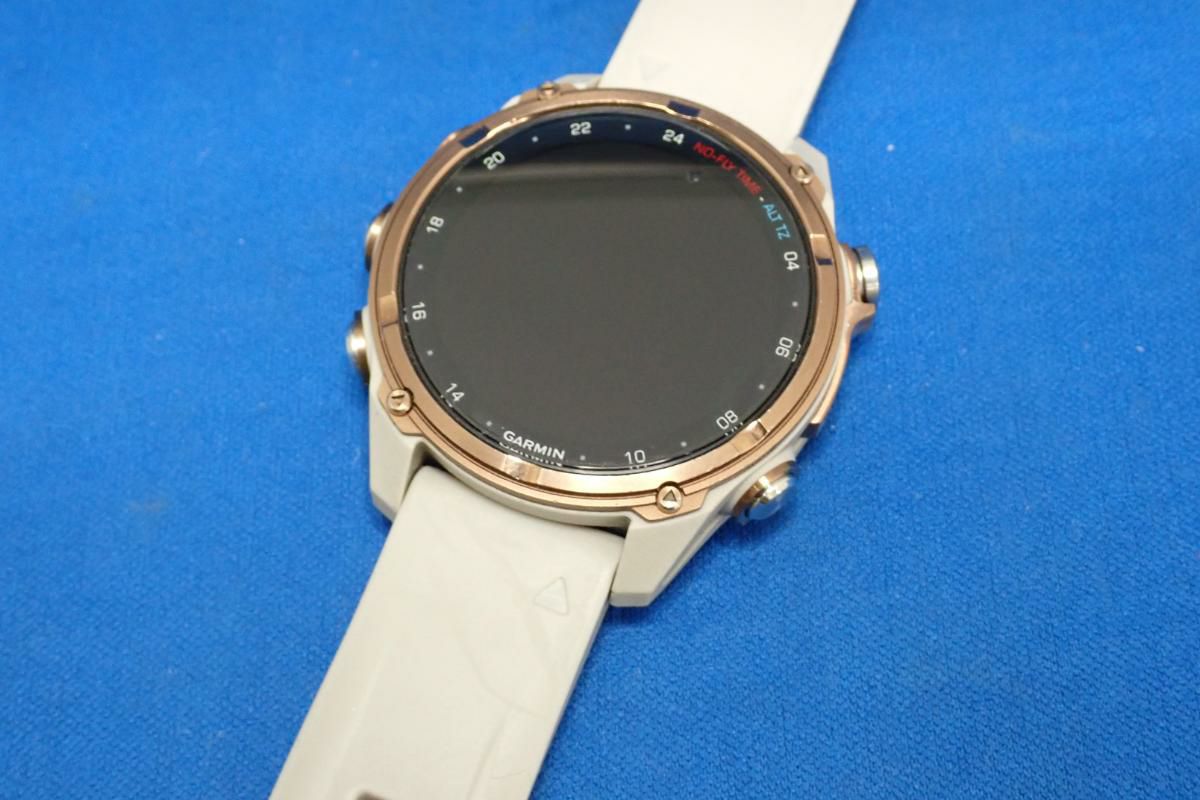 中古Sランク【ガーミン/GARMIN】スマートウォッチ Descent Mk3s Ti/French Gray 43mm（ランニング/ゴルフ/バイク/登山/水泳/DIVEなど)-2