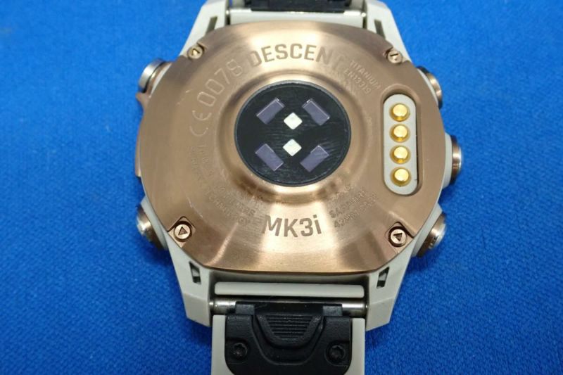中古Sランク【ガーミン/GARMIN】スマートウォッチ Descent Mk3s Ti/French Gray 43mm（ランニング/ゴルフ/バイク/登山/水泳/DIVEなど)-3