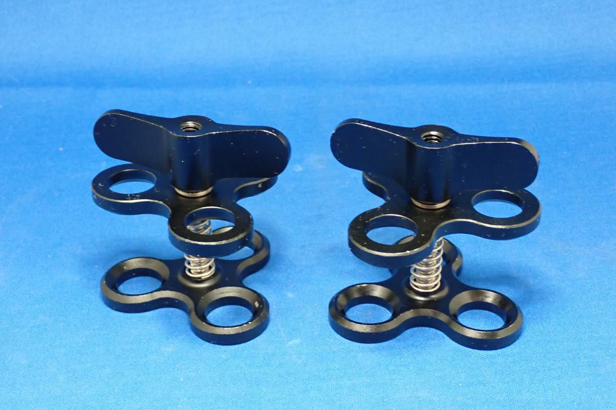 中古Aランク【 アイダス / i-Das】トリプルクランプ x2個セット-1