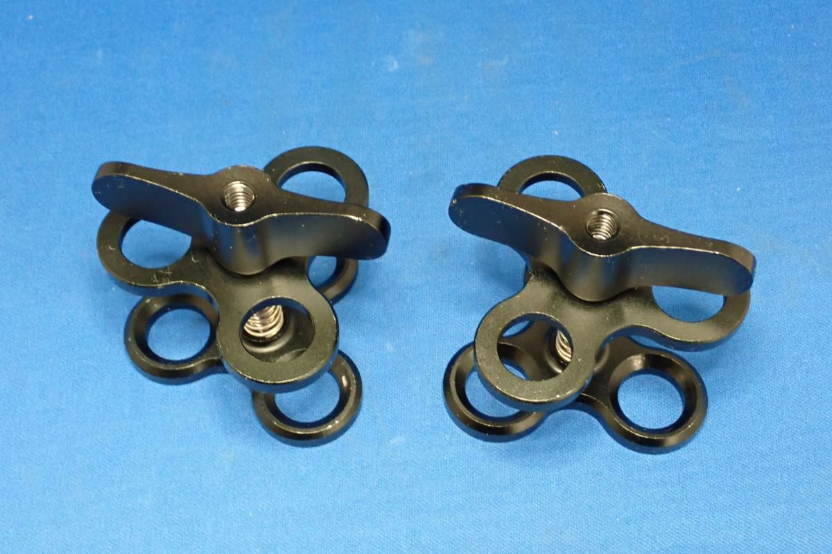 中古Aランク【 アイダス / i-Das】トリプルクランプ x2個セット-2
