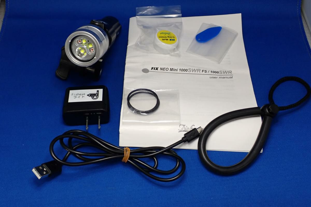 中古Aランク【フィッシュアイ/ Fisheye】水中ライト FIX NEO mini 1000SWR FS #30489-4