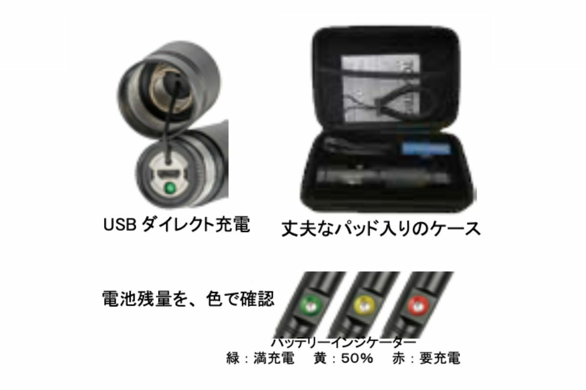 トバテック（TOVATEC）T3500S USB スポットライト3500 ルーメン-2