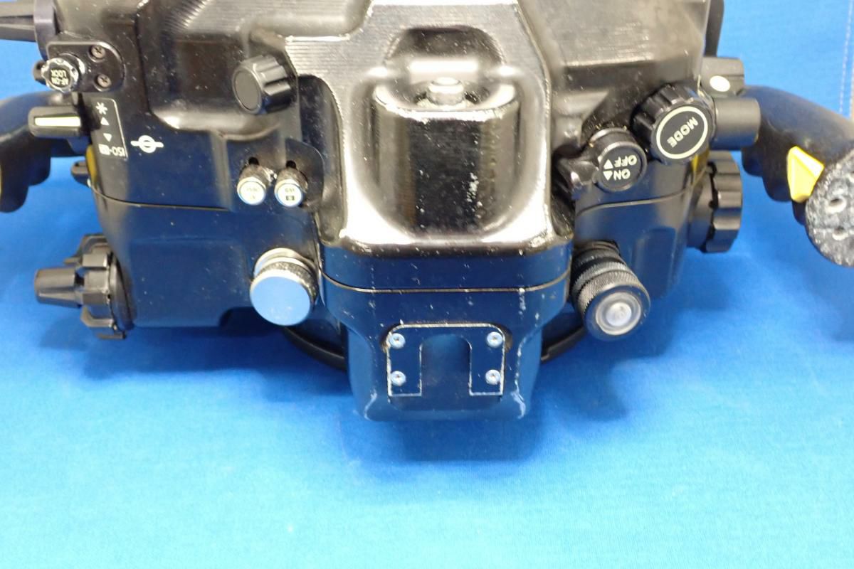 中古Bランク【シーアンドシー / SEA&SEA】水中ハウジング MDX-5Dmk3V2改5Dmk4(リークセンチネル/光コンバーター付)-4