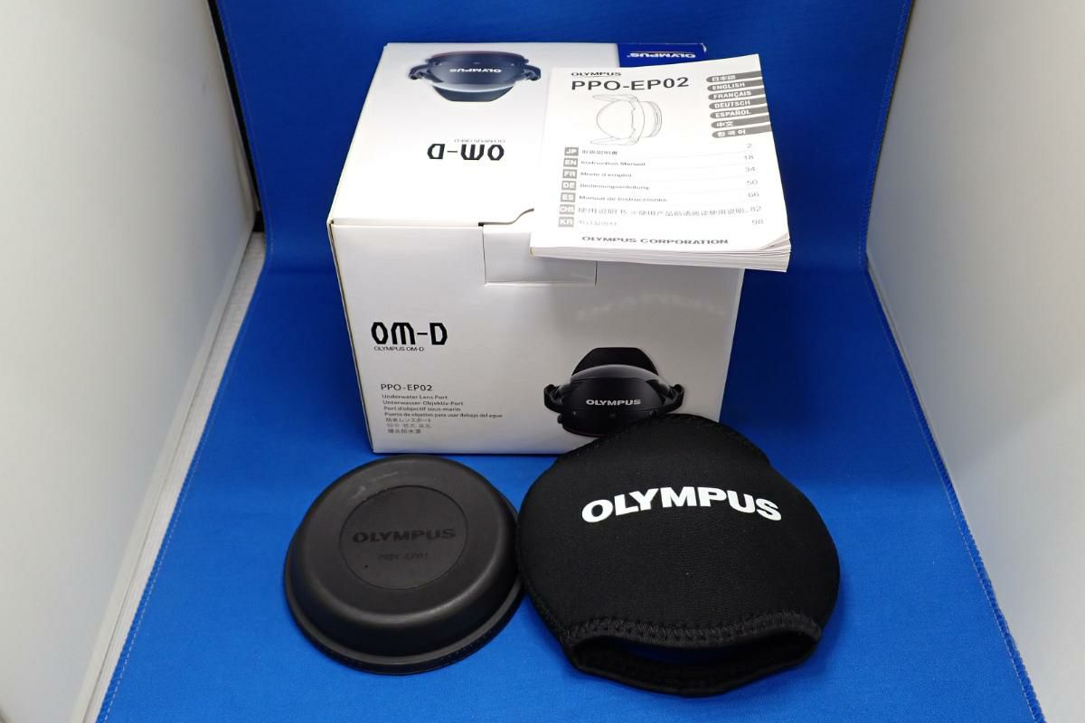 中古Aランク【オリンパス / OLYMPUS】防水レンズポート PPO-EP02 + フォーカスギアPPZR-EP05 + 反射防止リングPOSR-EP10-3