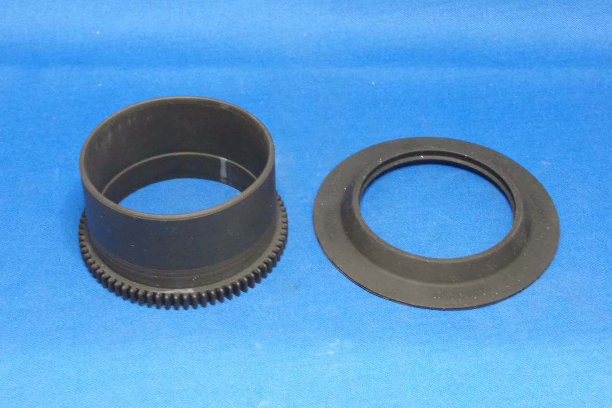 中古Aランク【オリンパス / OLYMPUS】防水レンズポート PPO-EP02 + フォーカスギアPPZR-EP05 + 反射防止リングPOSR-EP10-4