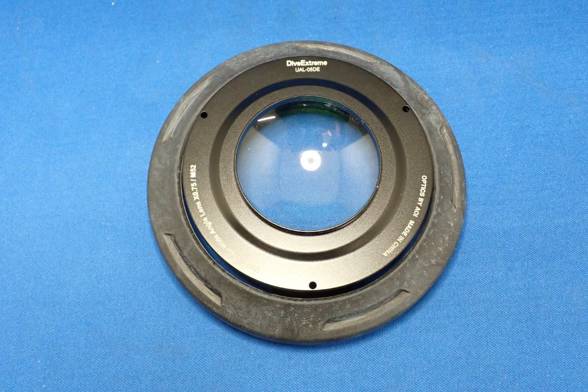 中古Sランク【Dive Extreme】コンパクトドームレンズ UAL-05DE ワイドアングルレンズ0.75X-2