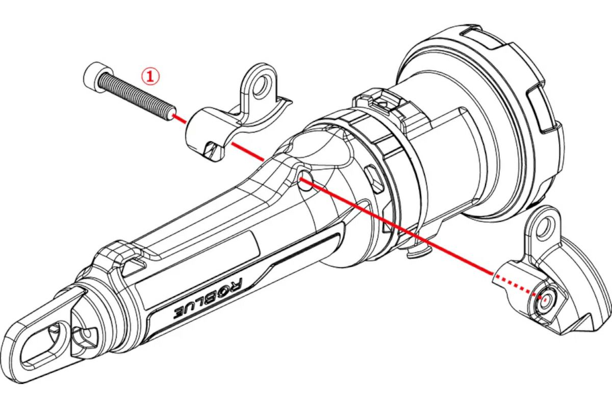 AOIJAPAN（RGBlue）水中ライトS5用GoProマウントアダプター RGBS-GPMA1-3