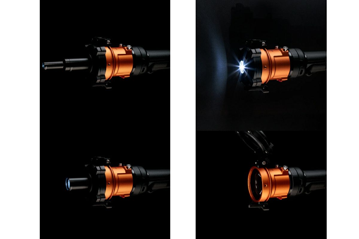 AOIJAPAN（RGBlue）水中ライトS5用フリップタイプスヌートキット RGBS-FPSN1-2