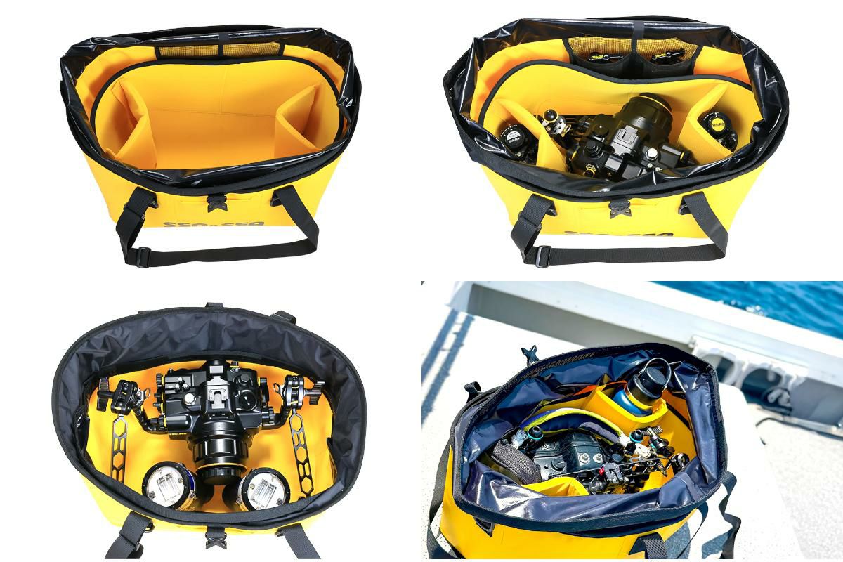 シーアンドシー（SEA&SEA）YELLOW SUB MEGA TOTE イエローサブメガトートバッグ #12510-2