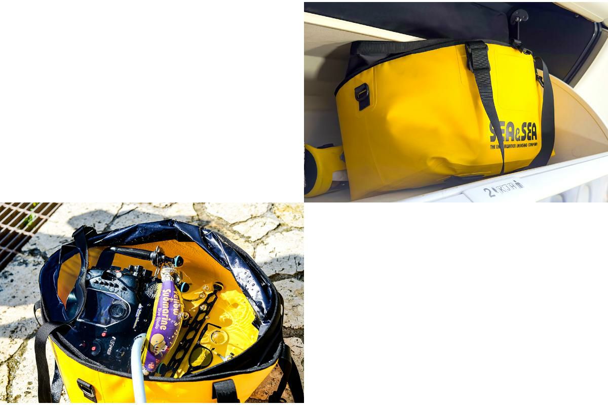 シーアンドシー（SEA&SEA）YELLOW SUB MEGA TOTE イエローサブメガトートバッグ #12510-3