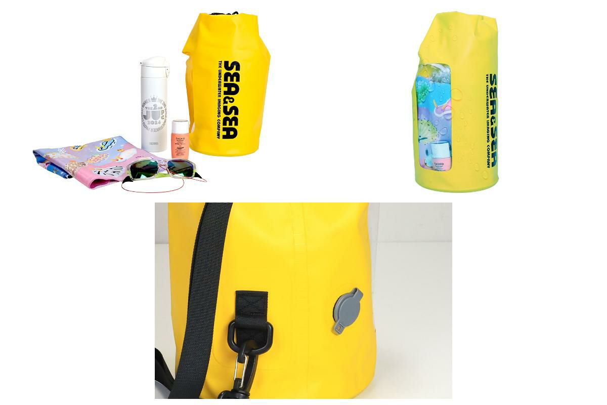 シーアンドシー（SEA&SEA）YELLOW SUB DRY POUCH 10L イエローサブドライポーチ10L /6L / 2L-4