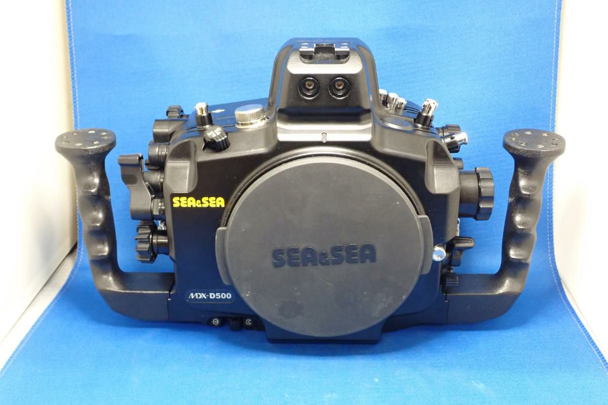 中古Aランク【シーアンドシー / SEA&SEA】水中ハウジング MDX-D500 #06179 + 光コンバーターN1 #50126-1