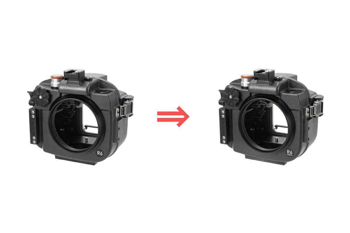 改造 / イノン（INON）水中ハウジング X-2 R6 to R6 Mark2仕様変更-1