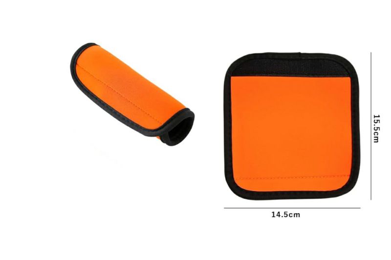（カメカメ）クロロプレンゴム製ハンドルカバー（オレンジ＆ブラックリバーシブル）-1