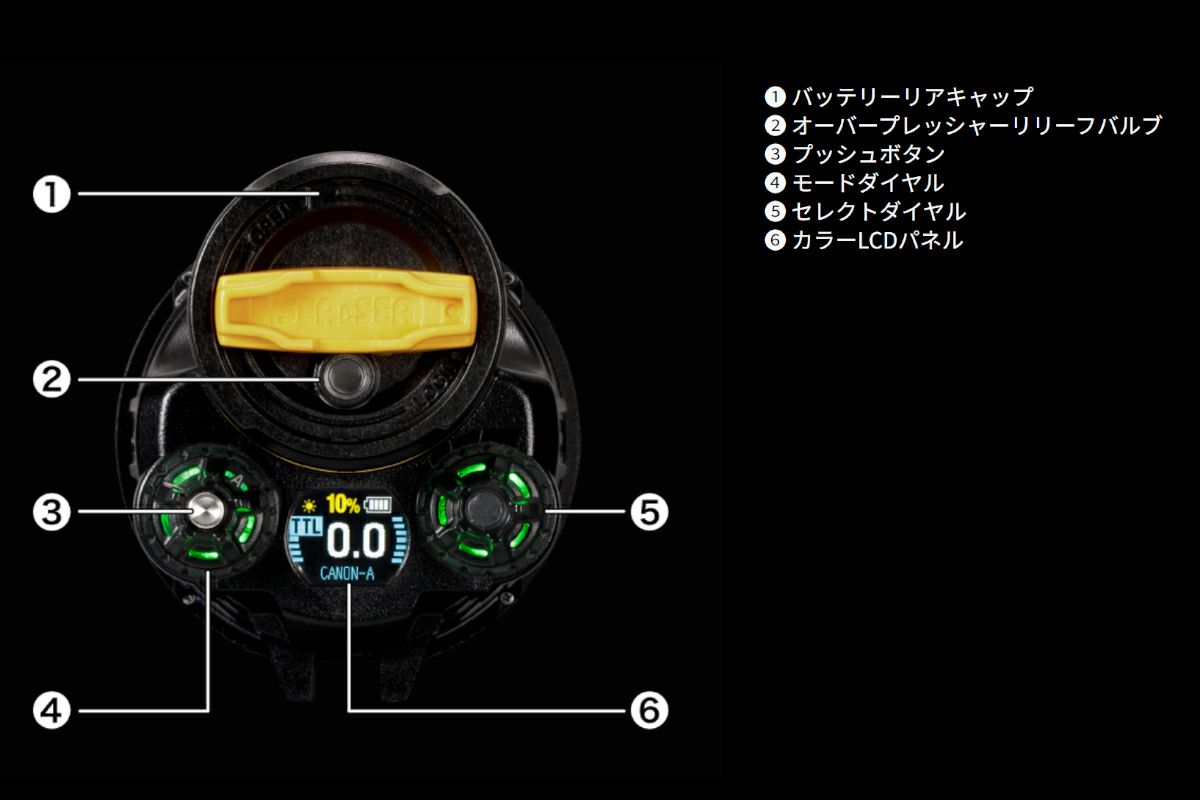 シーアンドシー（SEA&SEA）水中ストロボ YS-130R プロパッケージ #03133-4