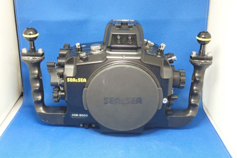 中古Aランク【シーアンドシー / SEA&SEA】水中ハウジング MDX-D500 + 光コンバーターN1-1